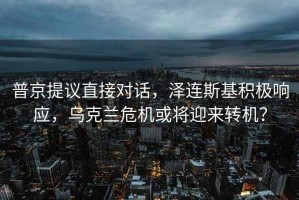 普京提議直接對(duì)話，澤連斯基積極響應(yīng)，烏克蘭危機(jī)或?qū)⒂瓉?lái)轉(zhuǎn)機(jī)？
