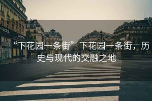 “下花園一條街”下花園一條街，歷史與現代的交融之地