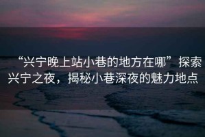 “興寧晚上站小巷的地方在哪”探索興寧之夜，揭秘小巷深夜的魅力地點