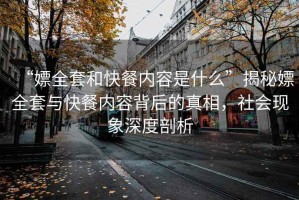 “嫖全套和快餐內(nèi)容是什么”揭秘嫖全套與快餐內(nèi)容背后的真相，社會(huì)現(xiàn)象深度剖析