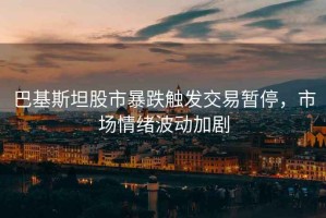 巴基斯坦股市暴跌觸發交易暫停，市場情緒波動加劇