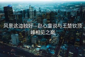 風(fēng)景這邊獨(dú)好—趙心童說(shuō)與王楚欽頂峰相見之巔