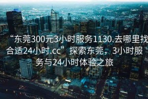 “東莞300元3小時服務1130.去哪里找合適24小時.cc”探索東莞，3小時服務與24小時體驗之旅
