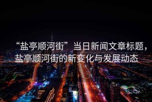 “鹽亭順河街”當(dāng)日新聞文章標(biāo)題，鹽亭順河街的新變化與發(fā)展動態(tài)
