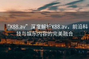 “X88.av”深度解析X88.av，前沿科技與娛樂內容的完美融合