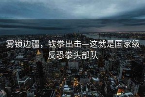 霧鎖邊疆，鐵拳出擊—這就是國家級反恐拳頭部隊