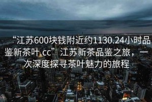 “江蘇600塊錢附近約1130.24小時(shí)品鑒新茶葉.cc”江蘇新茶品鑒之旅，一次深度探尋茶葉魅力的旅程