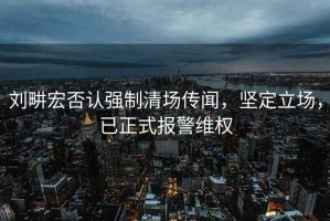 劉畊宏否認強制清場傳聞，堅定立場，已正式報警維權