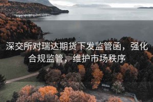 深交所對瑞達期貨下發監管函，強化合規監管，維護市場秩序