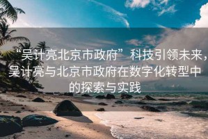 “吳計亮北京市政府”科技引領未來，吳計亮與北京市政府在數字化轉型中的探索與實踐