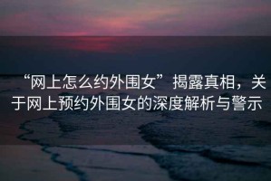 “網上怎么約外圍女”揭露真相，關于網上預約外圍女的深度解析與警示