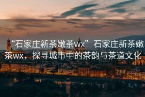 “石家莊新茶嫩茶wx”石家莊新茶嫩茶wx，探尋城市中的茶韻與茶道文化