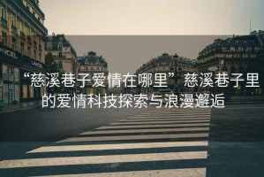 “慈溪巷子愛情在哪里”慈溪巷子里的愛情科技探索與浪漫邂逅