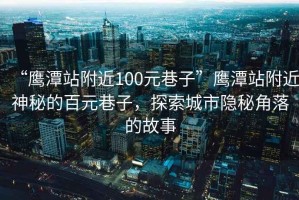 “鷹潭站附近100元巷子”鷹潭站附近神秘的百元巷子，探索城市隱秘角落的故事