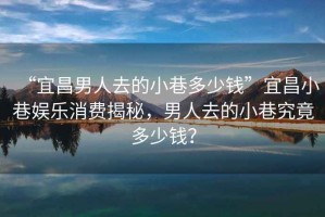 “宜昌男人去的小巷多少錢”宜昌小巷娛樂消費揭秘，男人去的小巷究竟多少錢？