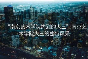 “南京藝術學院約到的大三”南京藝術學院大三的獨特風采