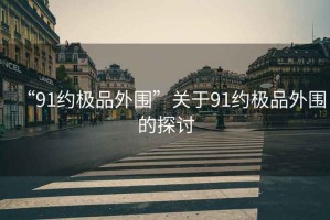 “91約極品外圍”關于91約極品外圍的探討