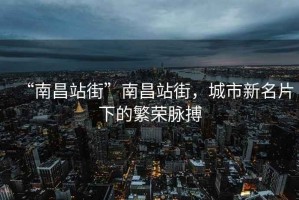 “南昌站街”南昌站街，城市新名片下的繁榮脈搏