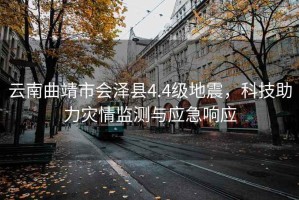 云南曲靖市會澤縣4.4級地震，科技助力災情監測與應急響應