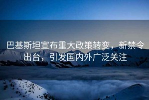 巴基斯坦宣布重大政策轉變，新禁令出臺，引發國內外廣泛關注