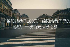 “綿陽站巷子100元”綿陽站巷子里的秘密，一次百元探尋之旅