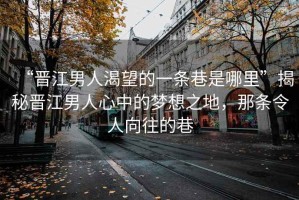 “晉江男人渴望的一條巷是哪里”揭秘晉江男人心中的夢(mèng)想之地，那條令人向往的巷