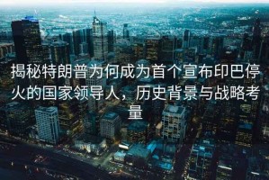 揭秘特朗普為何成為首個(gè)宣布印巴停火的國(guó)家領(lǐng)導(dǎo)人，歷史背景與戰(zhàn)略考量