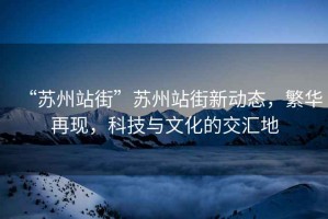 “蘇州站街”蘇州站街新動態，繁華再現，科技與文化的交匯地