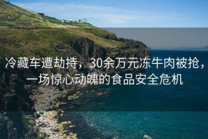冷藏車遭劫持，30余萬元凍牛肉被搶，一場驚心動魄的食品安全危機