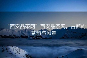 “西安品茶網”西安品茶網，古都的茶韻與風景