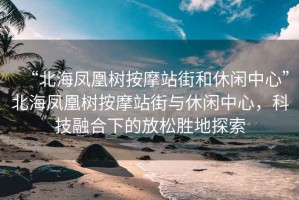 “北海鳳凰樹按摩站街和休閑中心”北海鳳凰樹按摩站街與休閑中心，科技融合下的放松勝地探索