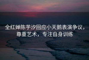 全紅嬋陳芋汐回應(yīng)小天鵝表演爭議，尊重藝術(shù)，專注自身訓(xùn)練