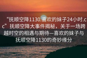 “撫順空降1130.喜歡的妹子24小時.cc”撫順空降大事件揭秘，關于一場跨越時空的相遇與期待—喜歡的妹子與撫順空降1130的奇妙緣分