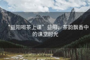 “益陽喝茶上課”益陽，茶韻飄香中的課堂時光