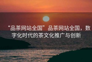 “品茶網站全國”品茶網站全國，數字化時代的茶文化推廣與創新