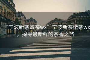 “寧波新茶嫩茶wx”寧波新茶嫩茶wx，探尋最新鮮的茶香之旅