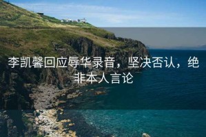 李凱馨回應辱華錄音，堅決否認，絕非本人言論