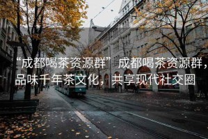 “成都喝茶資源群”成都喝茶資源群，品味千年茶文化，共享現代社交圈