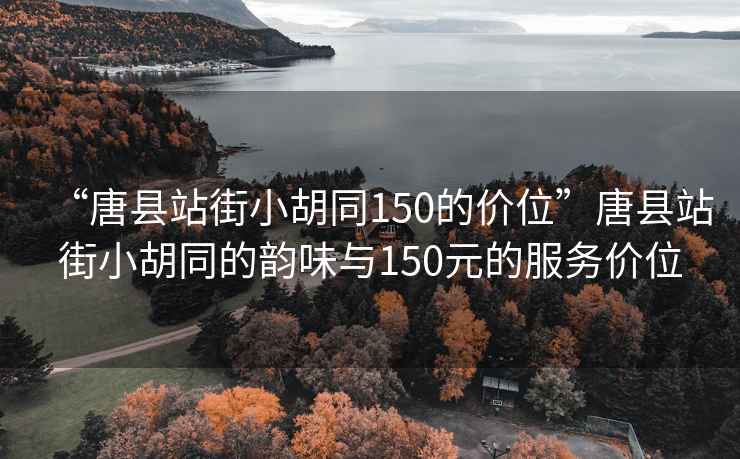 “唐縣站街小胡同150的價位”唐縣站街小胡同的韻味與150元的服務價位