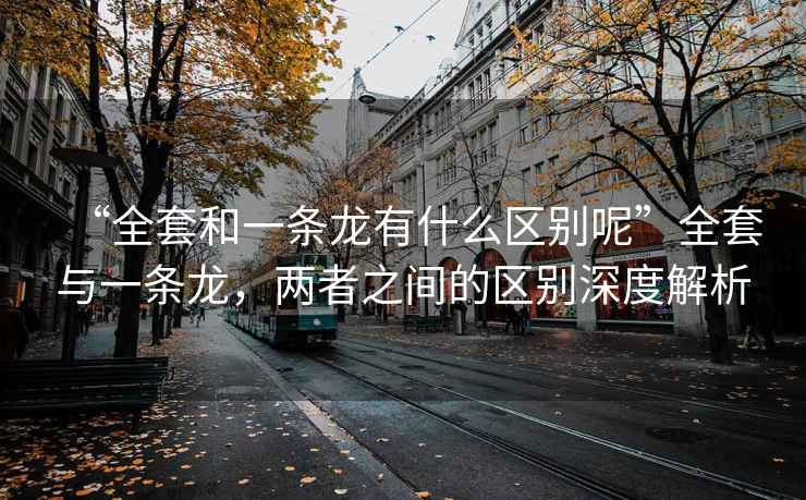 “全套和一條龍有什么區別呢”全套與一條龍，兩者之間的區別深度解析