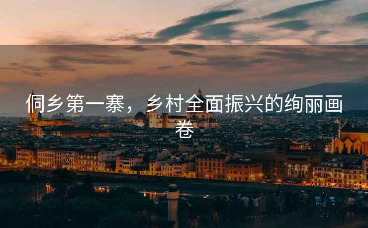 侗鄉第一寨，鄉村全面振興的絢麗畫卷