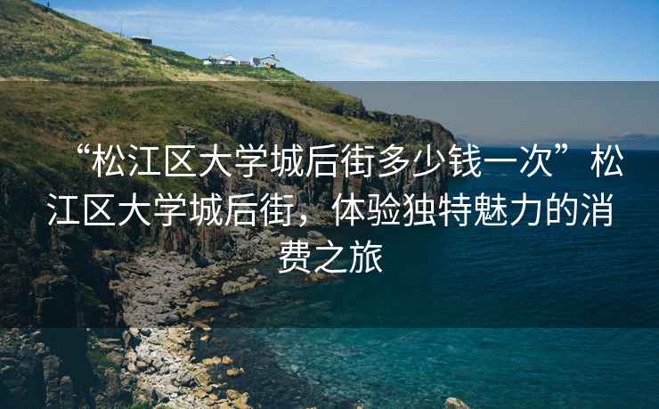 “松江區大學城后街多少錢一次”松江區大學城后街，體驗獨特魅力的消費之旅