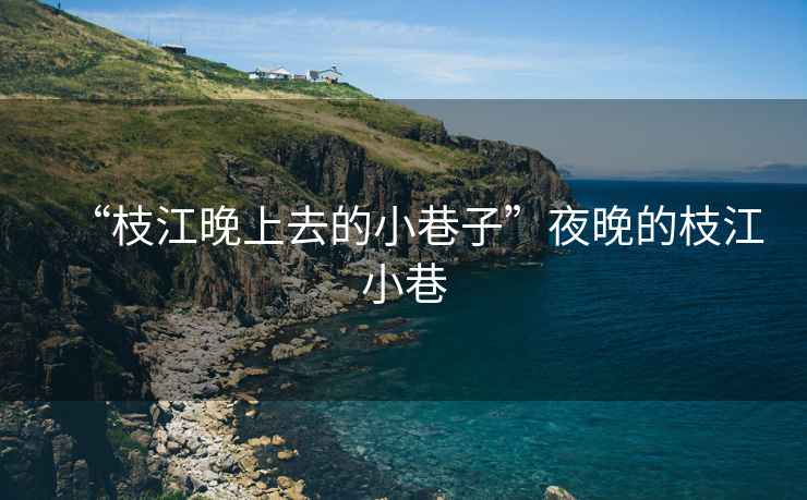 “枝江晚上去的小巷子”夜晚的枝江小巷