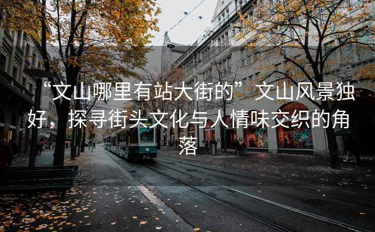 “文山哪里有站大街的”文山風景獨好，探尋街頭文化與人情味交織的角落