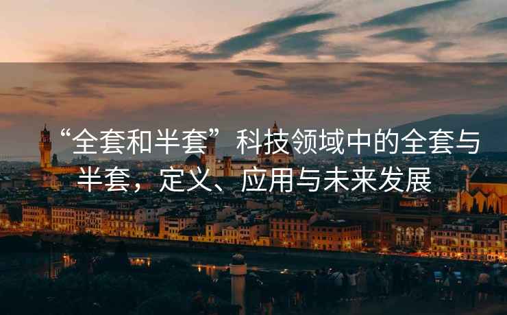 “全套和半套”科技領域中的全套與半套，定義、應用與未來發展