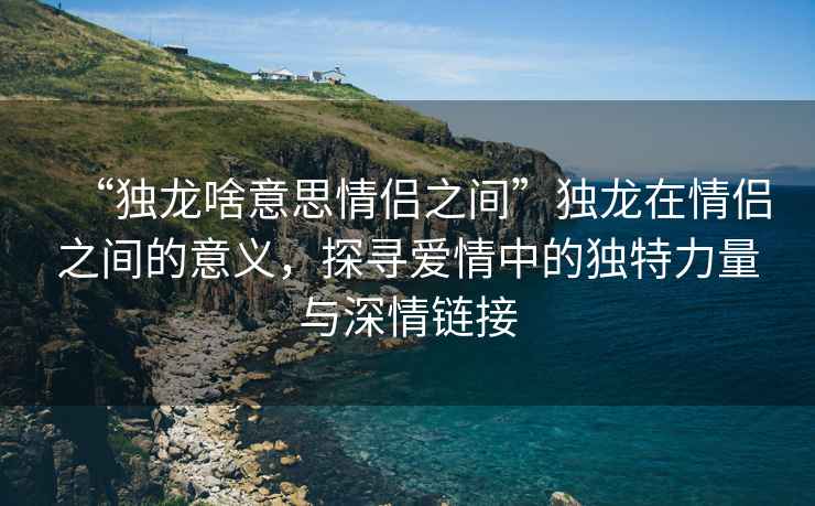 “獨龍啥意思情侶之間”獨龍在情侶之間的意義，探尋愛情中的獨特力量與深情鏈接