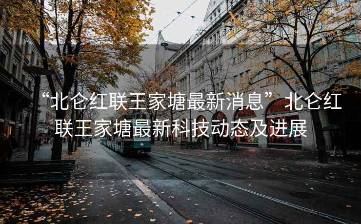 “北侖紅聯王家塘最新消息”北侖紅聯王家塘最新科技動態及進展