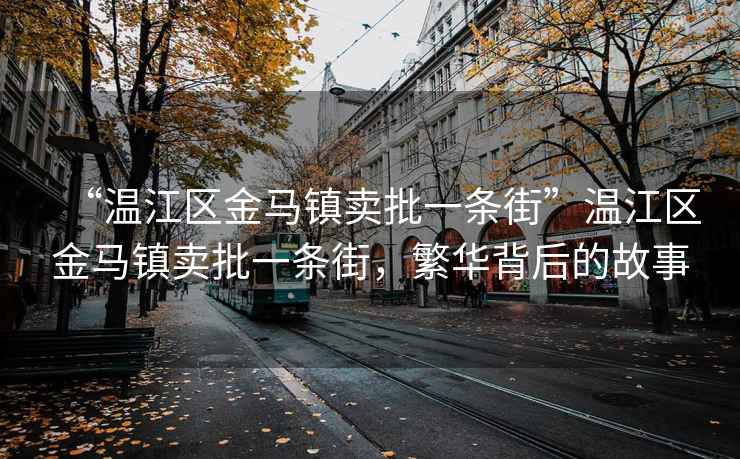 “溫江區金馬鎮賣批一條街”溫江區金馬鎮賣批一條街，繁華背后的故事