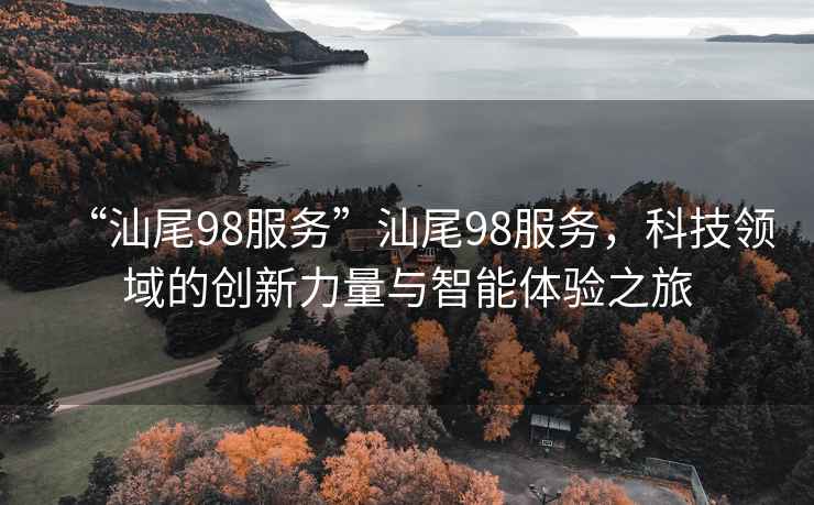 “汕尾98服務”汕尾98服務，科技領域的創(chuàng)新力量與智能體驗之旅