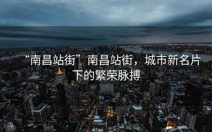 “南昌站街”南昌站街，城市新名片下的繁榮脈搏